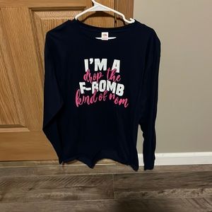 Navy long sleeve tee! Size large.
